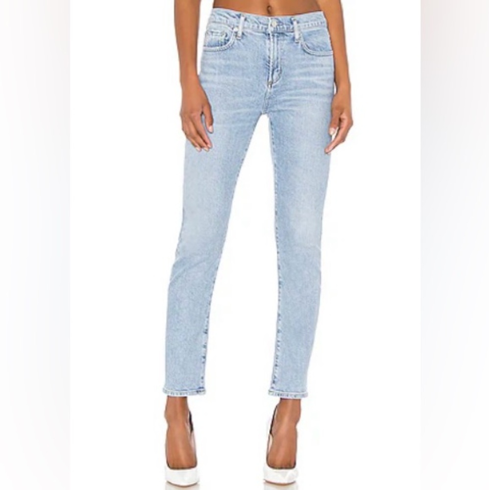 AGOLDE Toni Mid Rise Skinny Jeans in Daylight Size 28 Scenecore Emo Scene Y2K - Picture 14 of 14